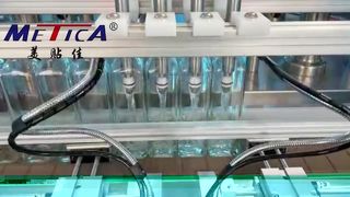 Машина для наполнения и укупорки жидкости в стеклянных бутылках