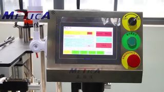 Линия для нанесения этикеток на розлив и укупорку образцов парфюмерии
