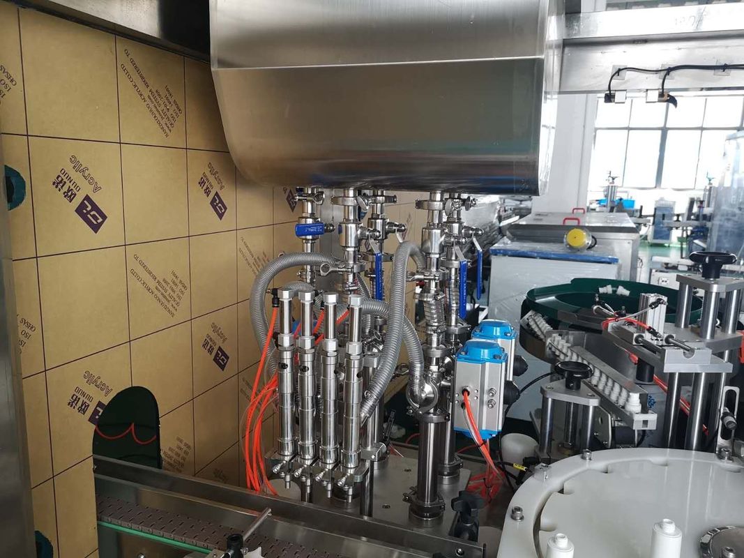 2000BPH 50-500ml PLC Control Моноблоковая заполнительная капсуляционная машина для бутылок