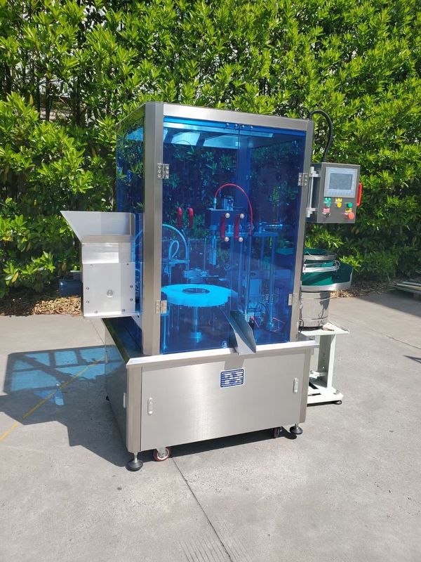 220V 50Hz 2kW Автоматическая машина для заполнения и закрывания распылителя ручки с 1500-2000BPH и объемом заполнения 5-50 мл