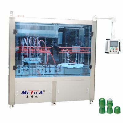 Stainless Steel Automatic Bottle Filling Machine Designed for Liquid Filling Processes in Pharmaceutical Food and Chemical Sectors